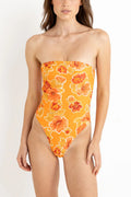 Ayla Floral Strapless One Piece