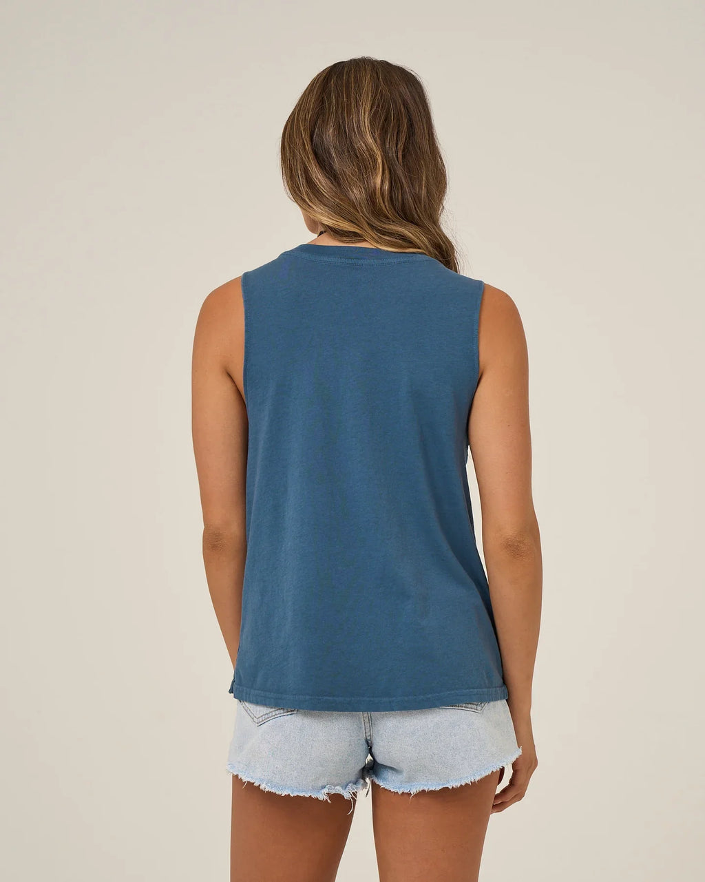 Ombre Wave Muscle Tank