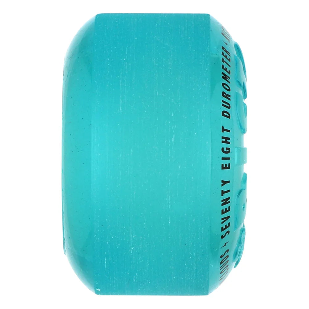 55mm Clouds Blue Glow in the Dark 78a Wheels