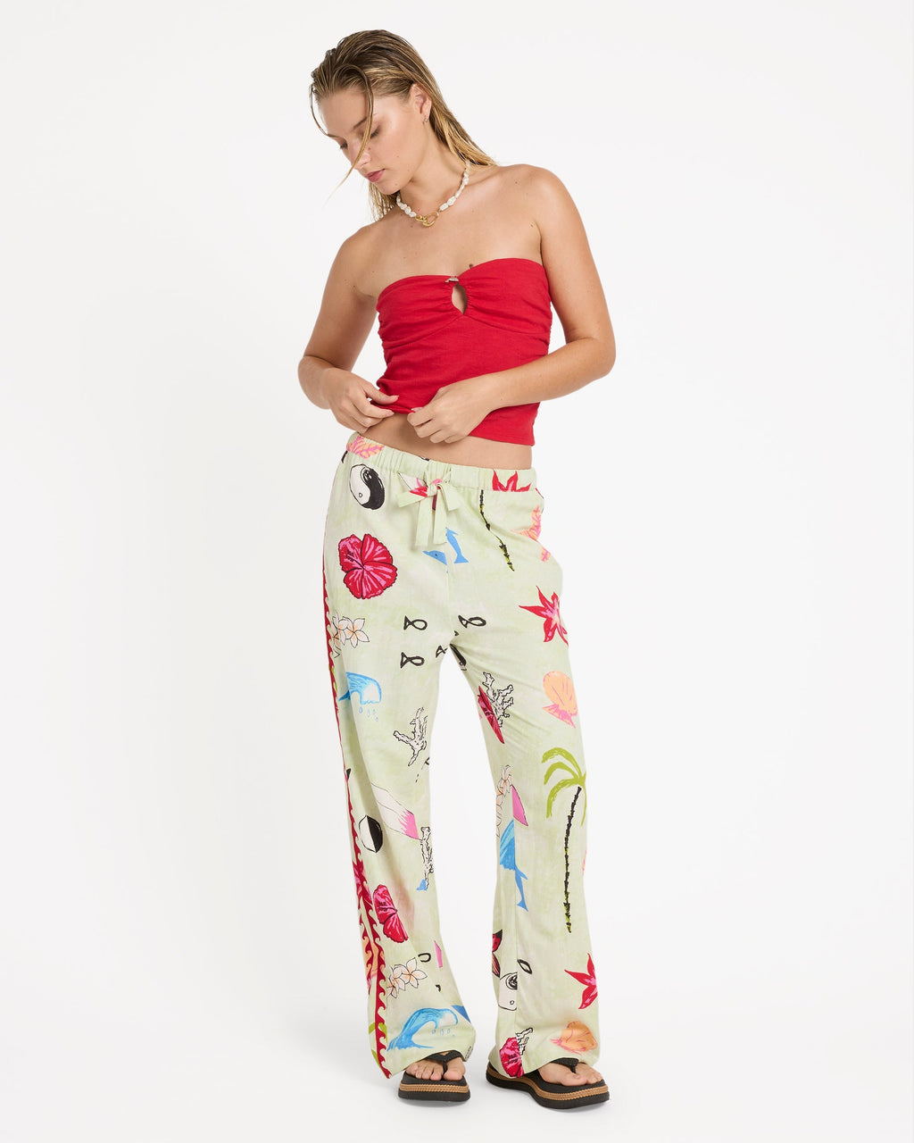 Lottie Hall Splasher Knit Tube Top