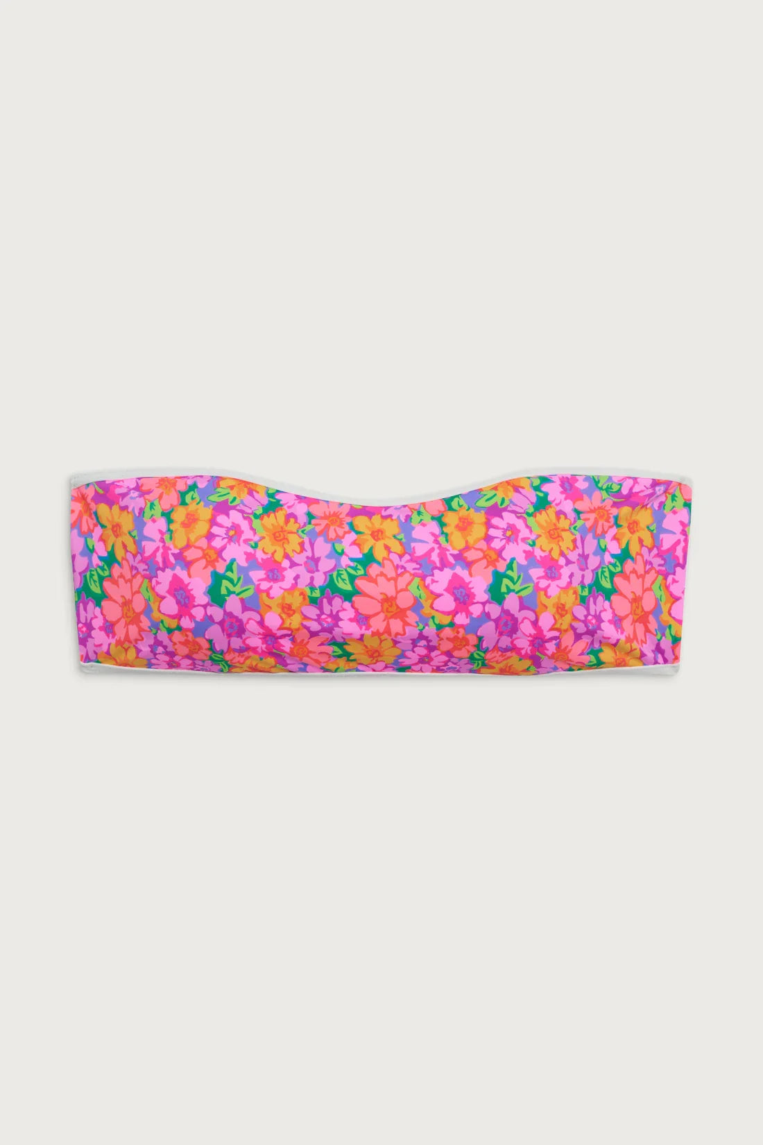 Rosabella Floral Bandeau Bikini Top