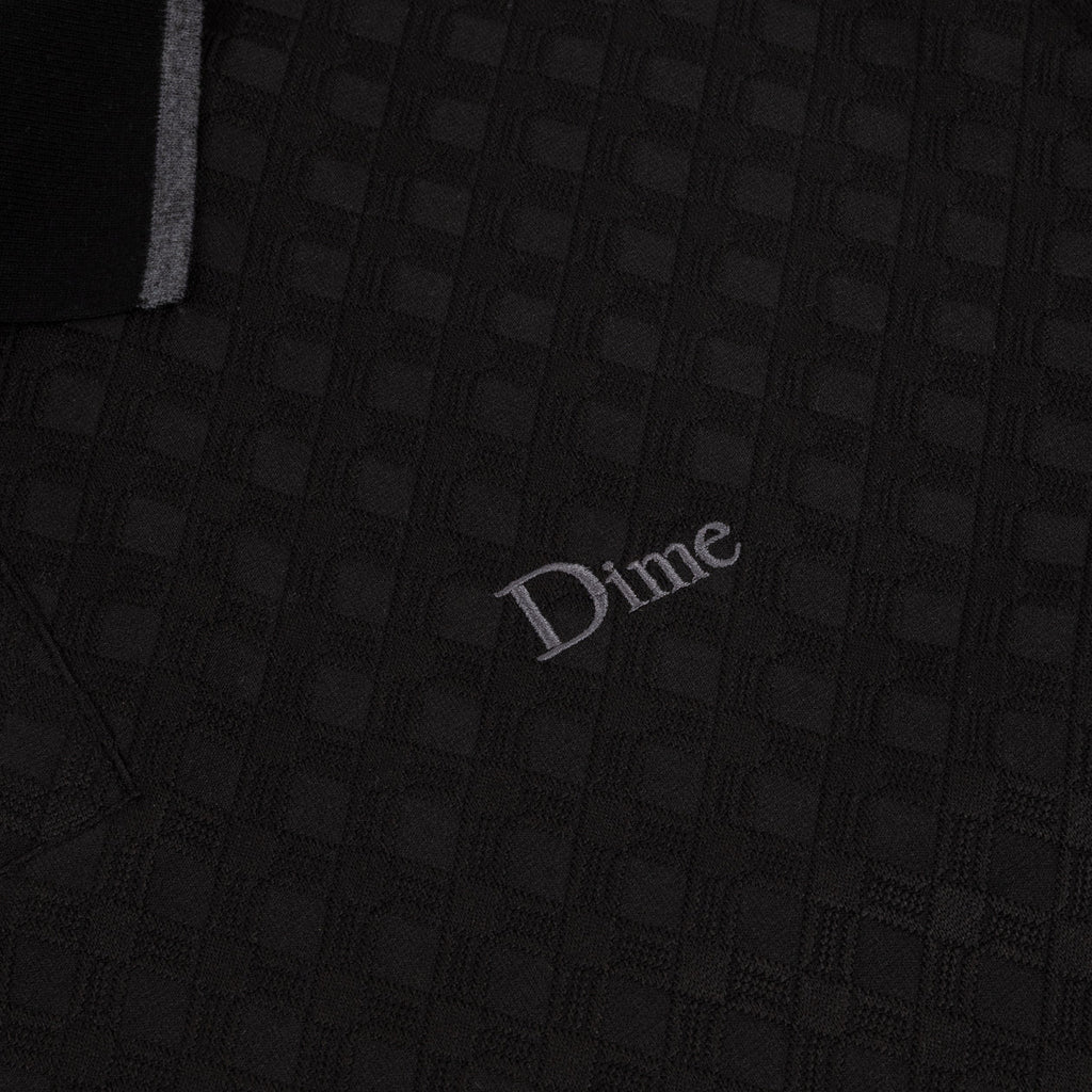 Jacquard Long Sleeve Polo