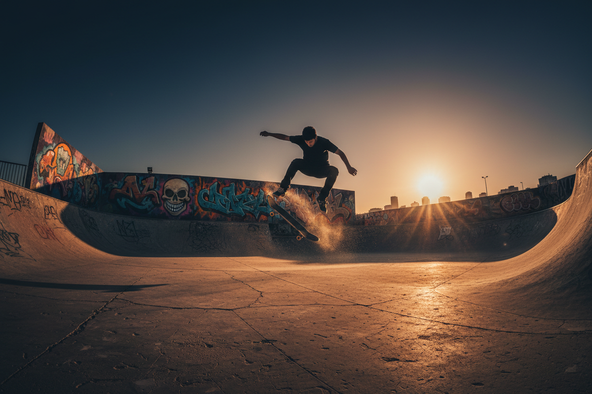 Skateboard Hero Banner